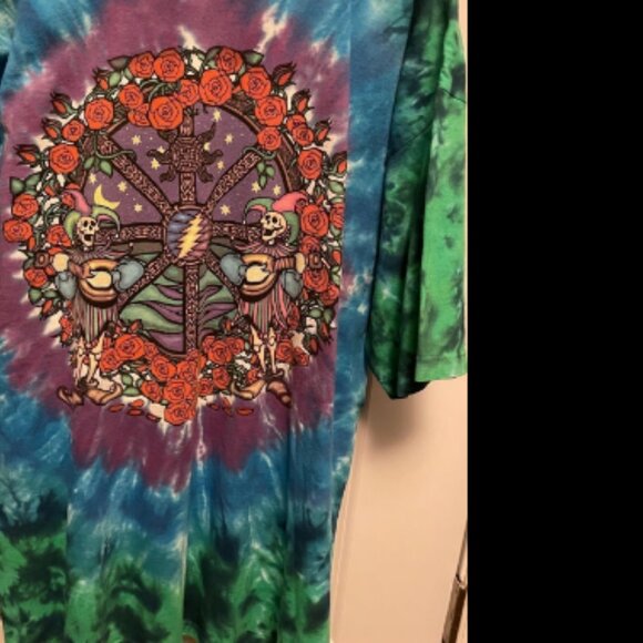 VINTAGE LIQUID BLUE GRATEFUL DEAD TIE DYE TEE - Picture 10 of 10